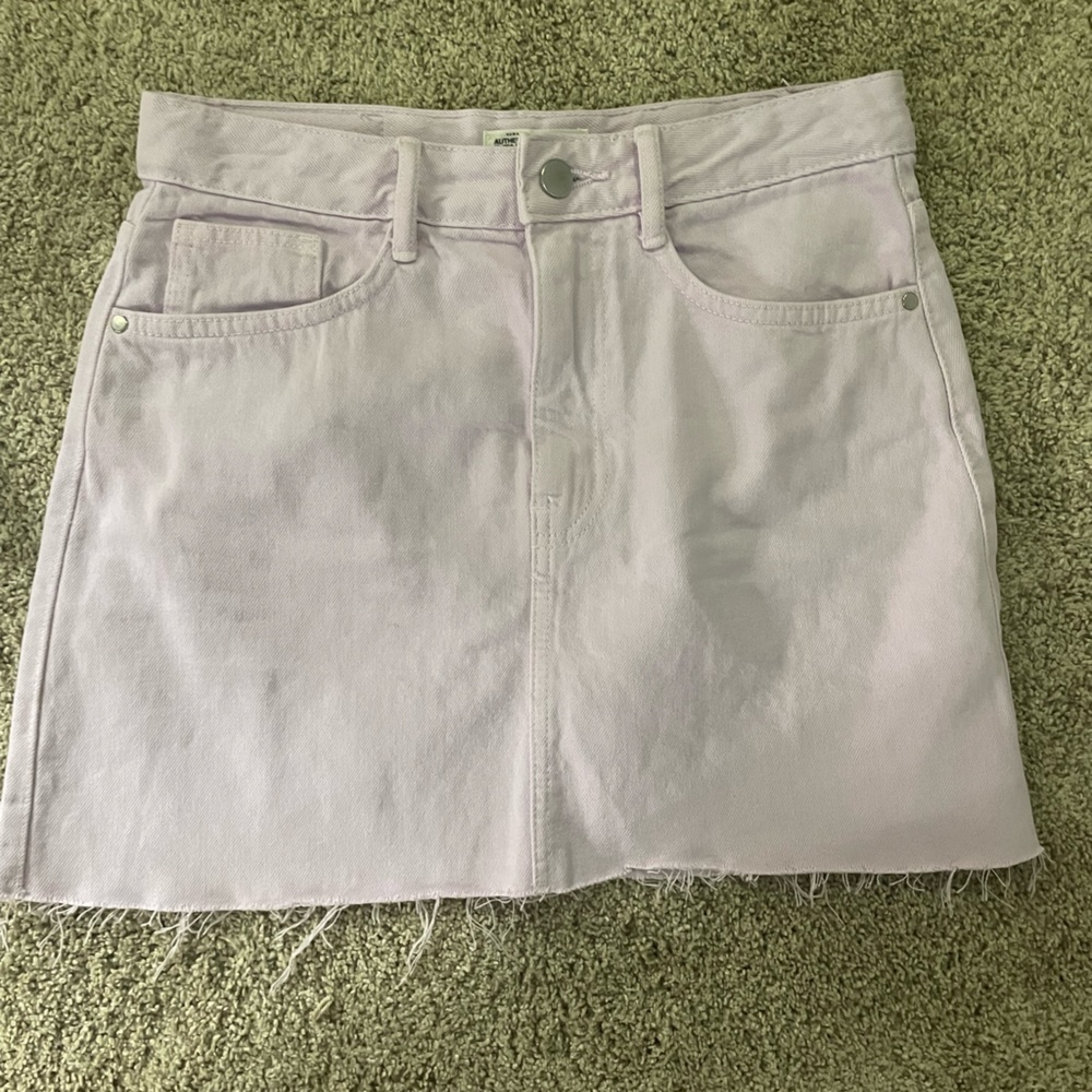 Purple Lavender Denim Zara Skirt
